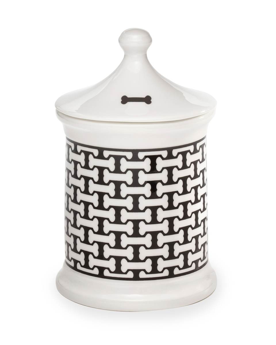 Bone Trellis Small Treat Jar